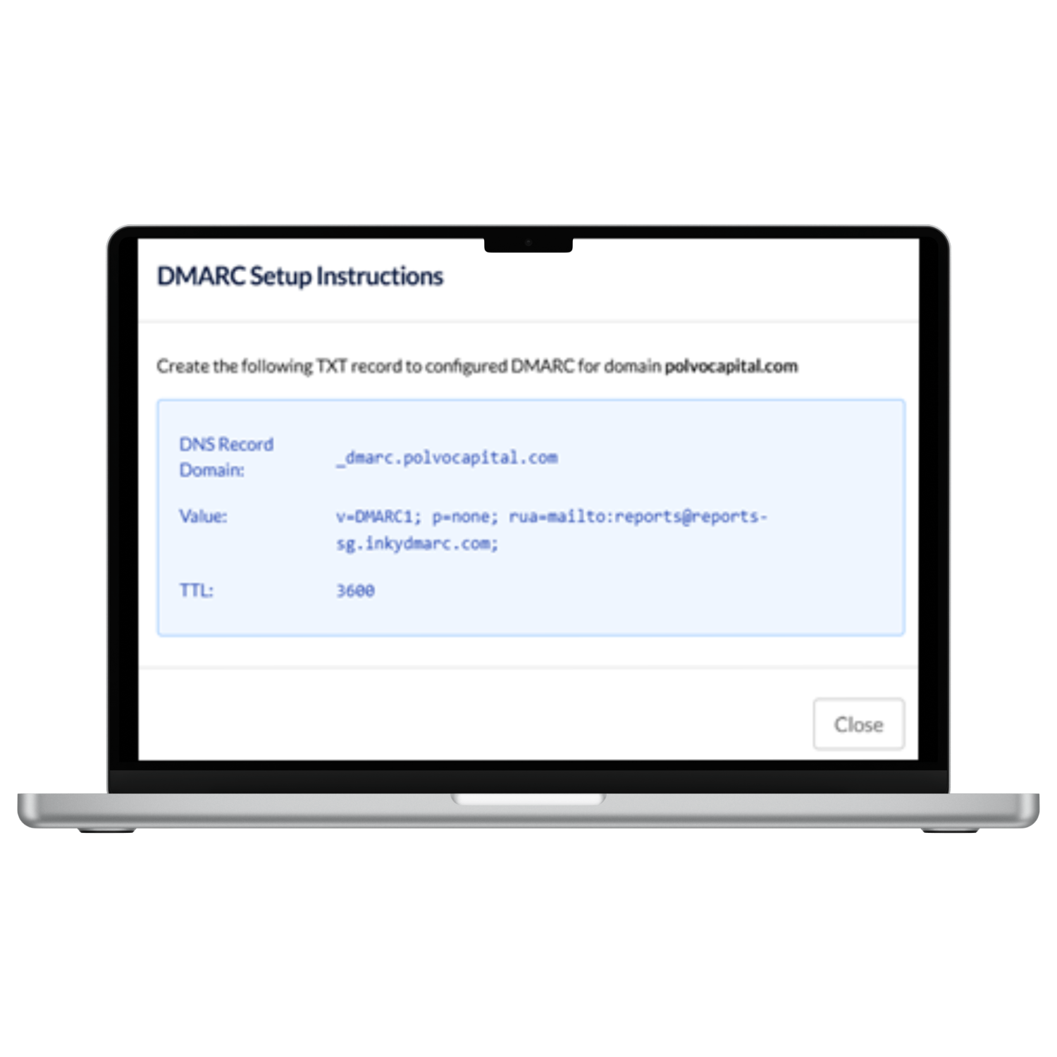 DMARC set up web graphic